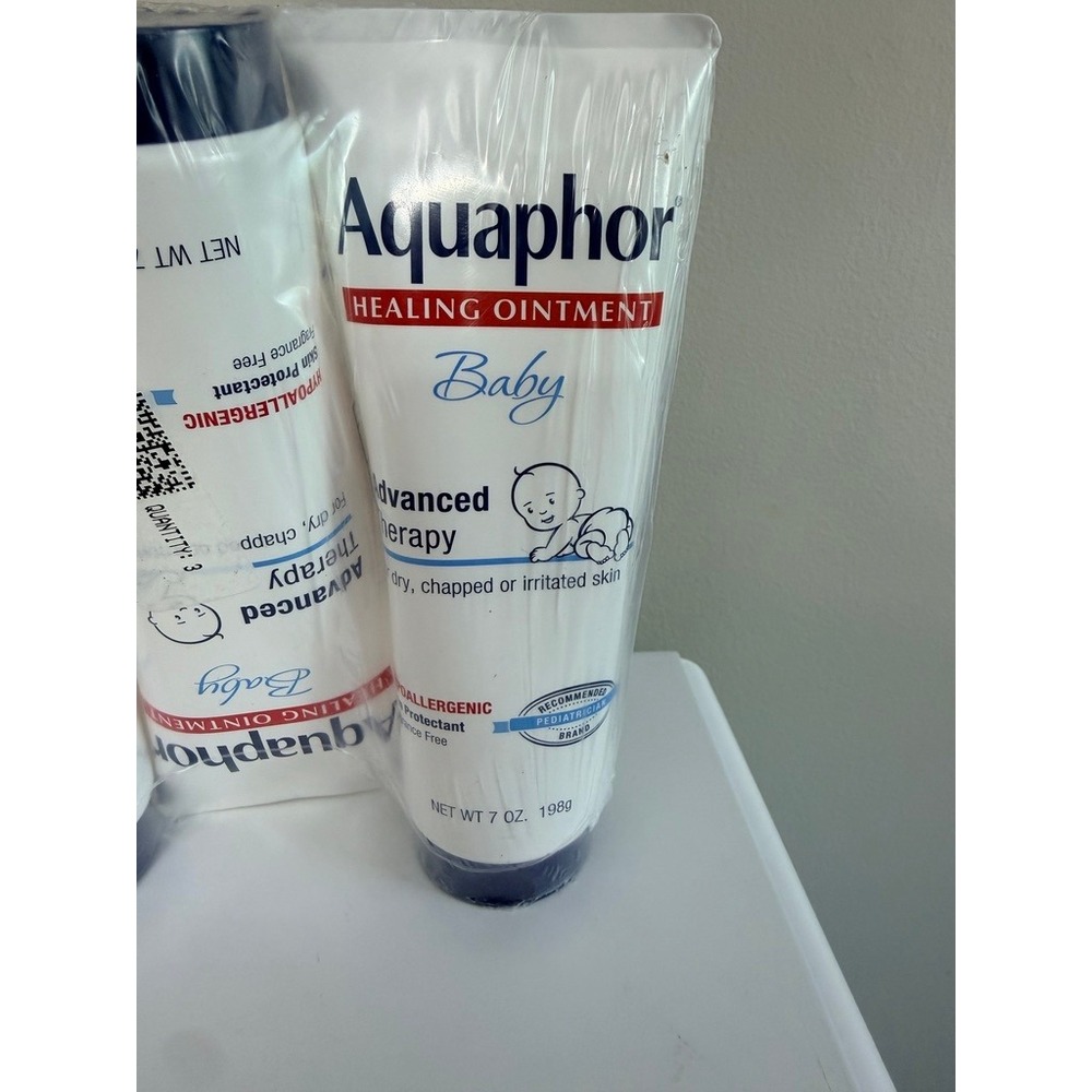Aquaphor Baby Healing Ointment 3 Pack 7oz Tubes Advanced Therapy White NEW NWT - Picture 2 of 4
